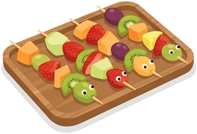 El menú de la jungla: Snacks saludables y temáticos