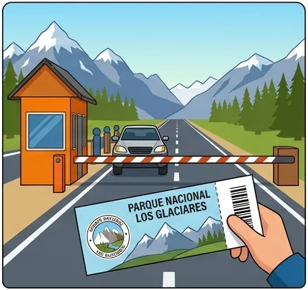 Entradas y accesos al parque