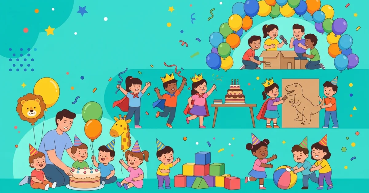 Ideas de cumpleaños infantiles según la edad
