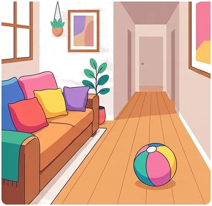 Juegos activos para chicos en el departamento