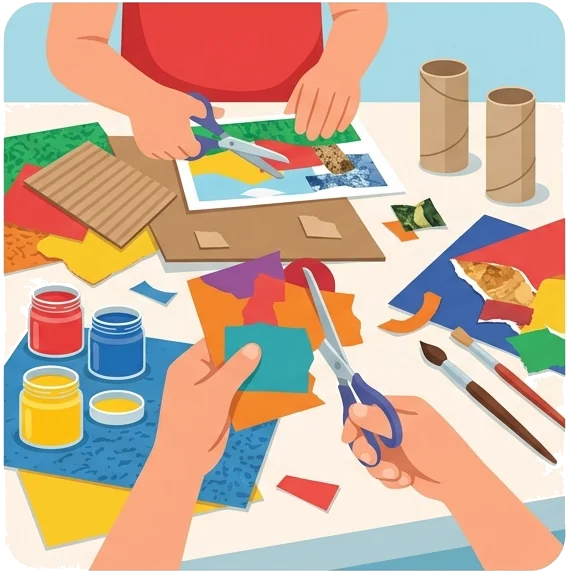 Manualidades fáciles para chicos con papel y cosas de casa