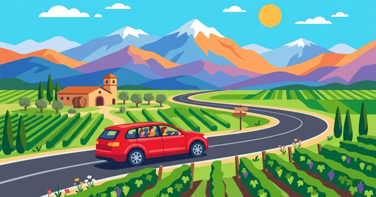 Mendoza en auto: rutas de vino, montaña y paisajes únicos