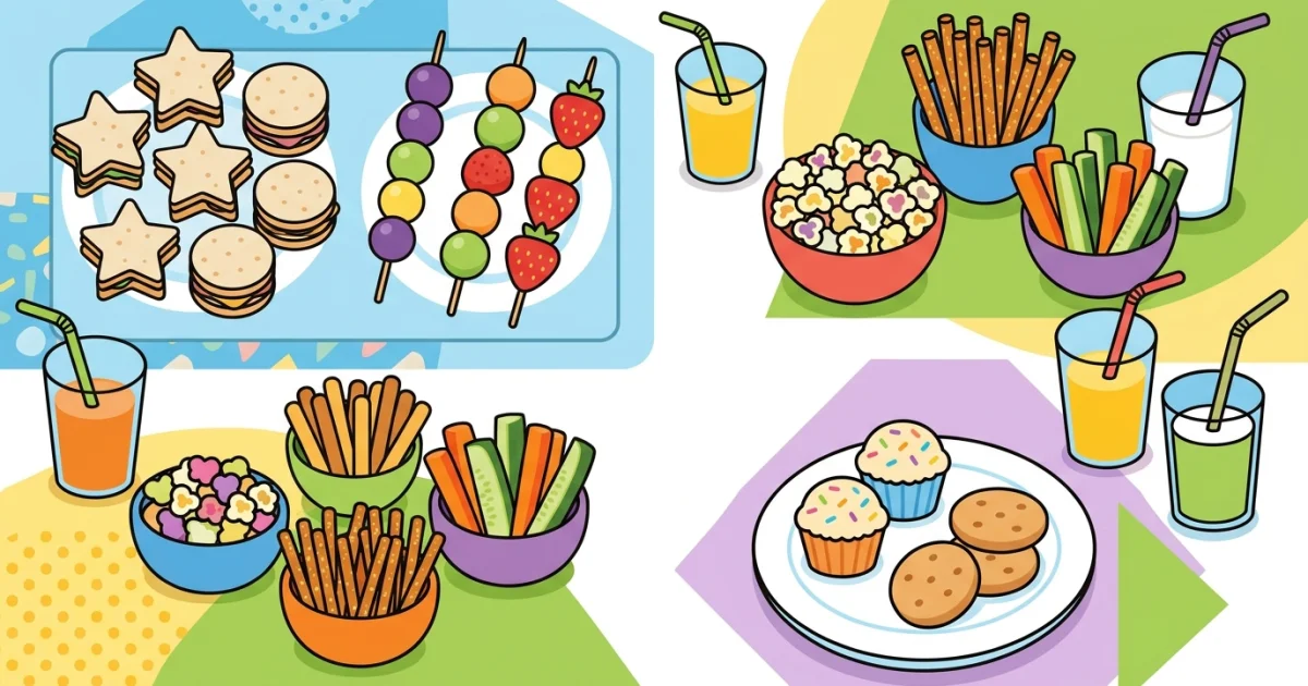 Meriendas fáciles para chicos: ideas simples para cumpleaños y tardes en casa