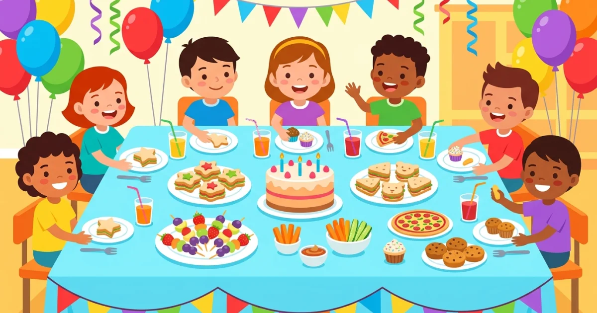 Ideas de comida para cumpleaños infantiles