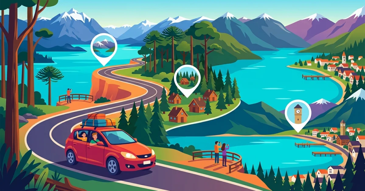Ruta por la Patagonia en auto: Bariloche, Villa La Angostura y San Martín