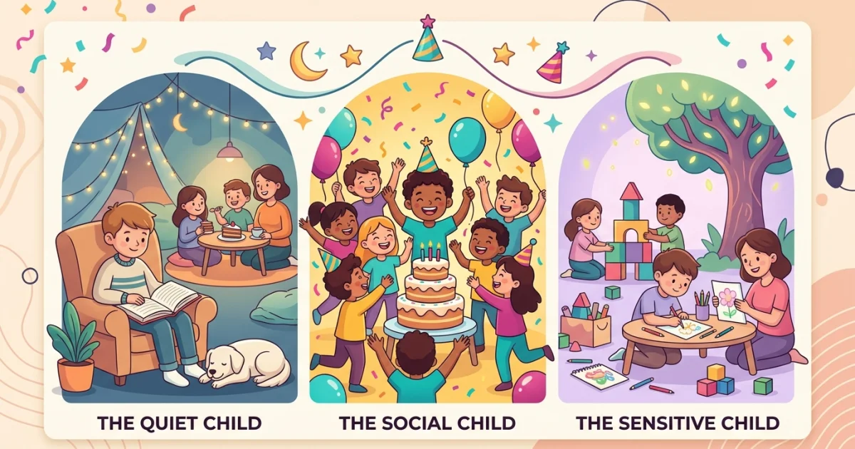 Cómo elegir el formato de fiesta según la personalidad del chico